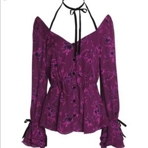 Cinq à Sept Purple Mabel Blouse Zw3882092z